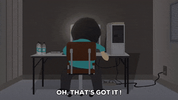 computer sitting GIF by South Park 