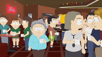 coffee talking GIF by South Park 