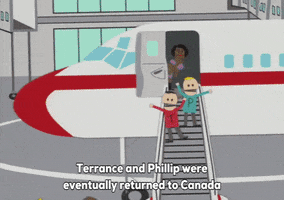 fly terrance and phillip GIF by South Park 