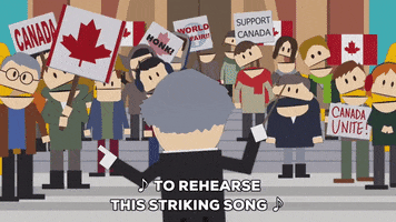 cheering singing GIF by South Park 