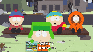 eric cartman flyer GIF by South Park 