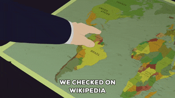 pointing map GIF by South Park 