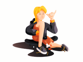 Sick Girl GIF by Latham Arnott