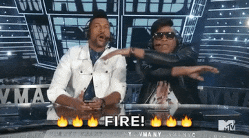 Key And Peele Fire GIF by 2023 MTV Video Music Awards