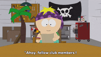 butters stotch pirate GIF by South Park 