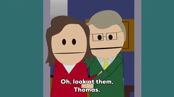 couple talking GIF by South Park 