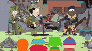 eric cartman guns GIF by South Park 
