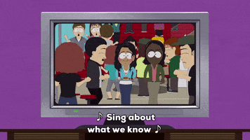scared singing GIF by South Park 
