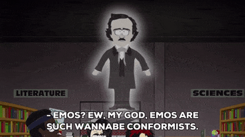 ghost goth GIF by South Park 