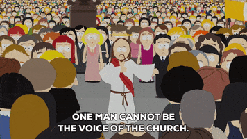jesus crowd GIF by South Park 