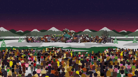 Crash Crowd GIF by South Park - Find & Share on GIPHY
