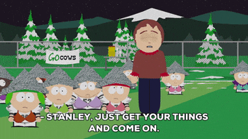 eric cartman field GIF by South Park 