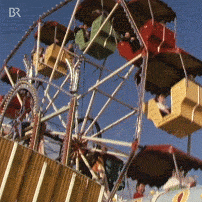 Ferris Wheel Fun GIF by Bayerischer Rundfunk