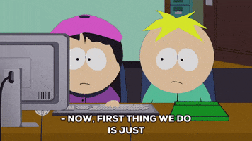 explaining butters stotch GIF by South Park 