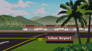 airplane landing GIF by South Park 