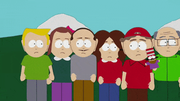 crowd smiling GIF by South Park 