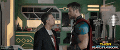 Awkward Chris Hemsworth GIF by Marvel Studios