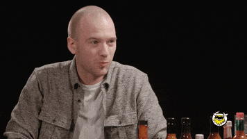 sean evans wow GIF by First We Feast: Hot Ones