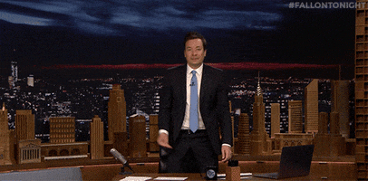 jimmy fallon talk to the hand GIF by The Tonight Show Starring Jimmy Fallon