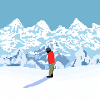 Animation Snowboarding GIF by adamploomis