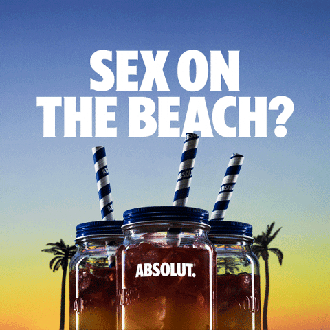 sex on the beach let's grab a drink GIF by Absolut Vodka