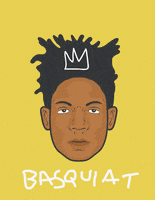 jean-michel basquiat animation GIF by Alexis Tapia