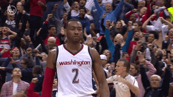 excited washington wizards GIF by NBA