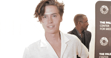 cole sprouse wow GIF by The Paley Center for Media