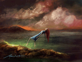 alfonsolourido playa coast ethereal elevation GIF