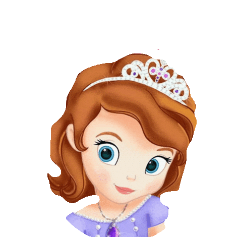 princess brunette STICKER by imoji