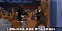 jimmy fallon gingerbread cookies GIF by The Tonight Show Starring Jimmy Fallon