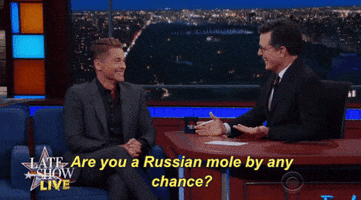 election 2016 russian mole GIF by The Late Show With Stephen Colbert