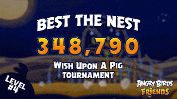 high score wish upon a pig GIF by Angry Birds