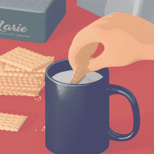 likesenape breakfast milk 8bit cookies GIF