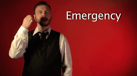Sign Language Emergency GIF by Sign with Robert - Find & Share on GIPHY