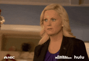 shocked parks and recreation GIF by HULU