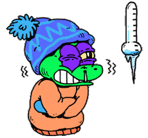 Winter Freezing Sticker by Originals