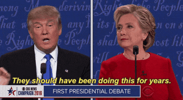 Debate They Should Have Been Doing This For Years GIF by Election 2016