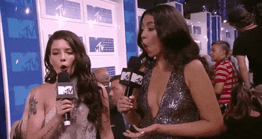 halsey singing GIF by 2017 MTV Video Music Awards