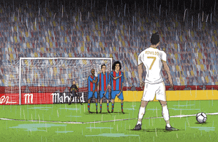 Real Madrid Messi GIF by Dan Leydon