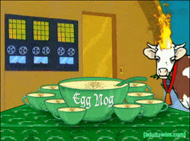 cow whiskey GIF by Adult Swim Games