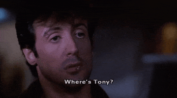 where's tony? sylvester stallone GIF by Warner Archive
