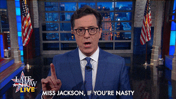 if you're nasty stephen colbert GIF by The Late Show With Stephen Colbert