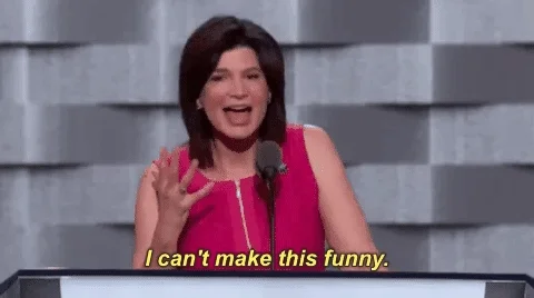 I Cant Make This Funny Democratic National Convention GIF