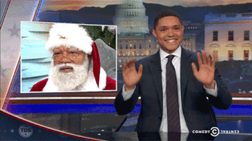 #tdsreaction #tdsreactions #hey #heygirl #mfw #happy #lol GIF by The Daily Show with Trevor Noah