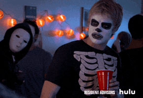 resident advisors halloween party GIF by HULU