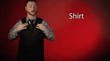 sign language shirt GIF by Sign with Robert