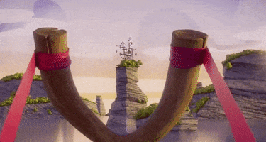 slingshot flying GIF by Angry Birds