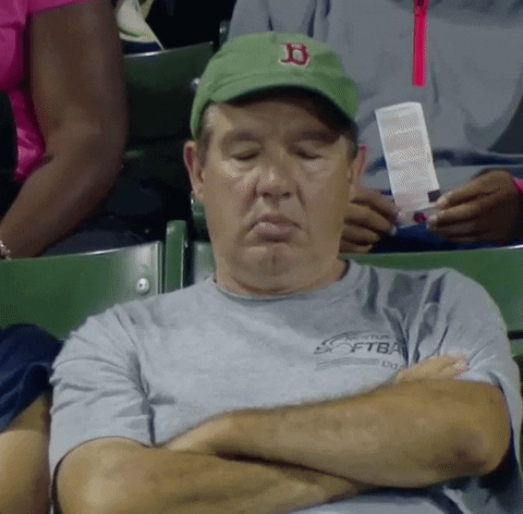 Tired Good Night GIF by MLB - Find & Share on GIPHY