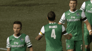 high five carlos mendes GIF by New York Cosmos